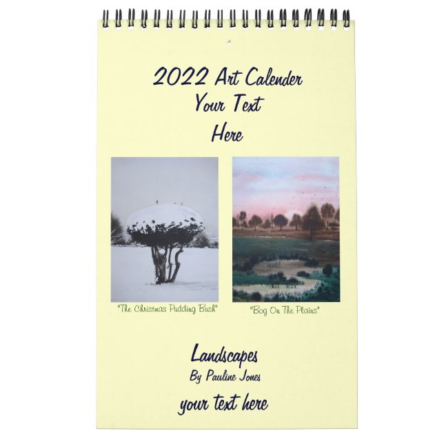 Calendrier paysages neige et photos saisonnières 2022 (Protection)