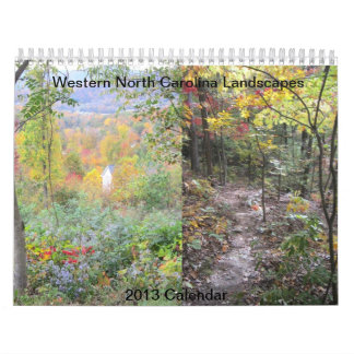 Calendrier Paysages occidentaux de montagne de la Caroline du