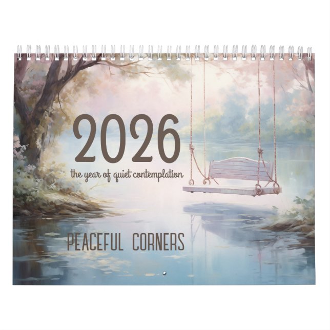 Calendrier  Peaceful Corners for Quiet Contemplation Calendar (Protection)
