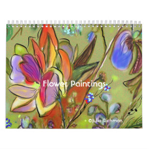 Calendrier Peintures à fleurs