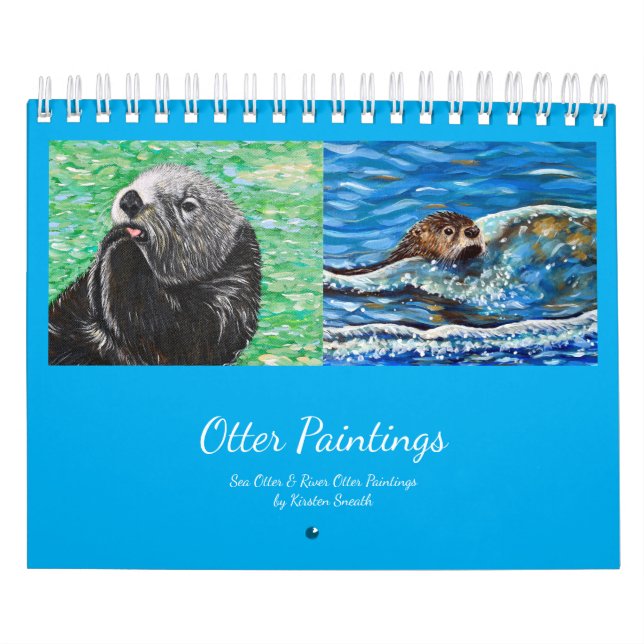 Calendrier Peintures de loutres (Protection)