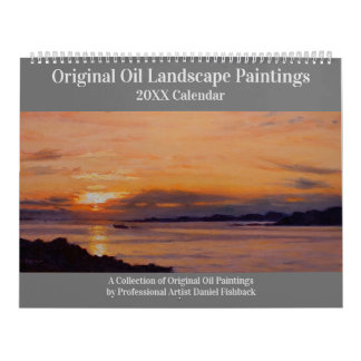 Calendrier Peintures de paysages originaux de 20XX