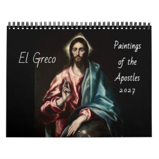 Calendrier Peintures d'El Greco des Apôtres 2027