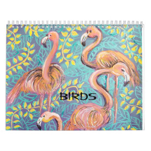 Calendrier Peintures d'oiseaux