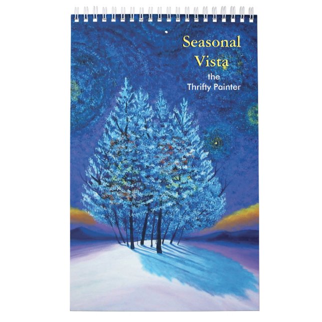 Calendrier Peintures originales de Vista de saison (Protection)