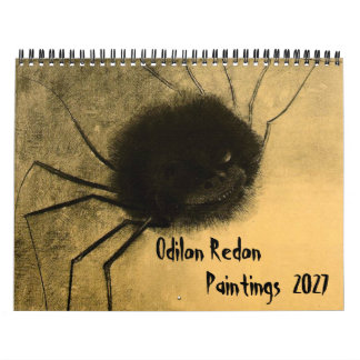 Calendrier Peintures symbolistes d'Odilon Redon 2027
