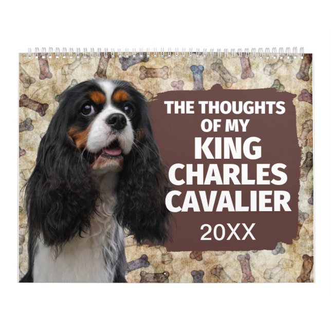 Calendrier Pensées hilarantes de Mon Roi Charles Cavalier (Protection)