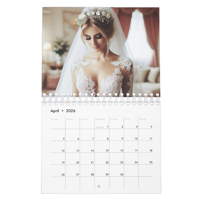 Calendrier Personalized Monthly Family Moments in 12 Photos (Apr 2026)