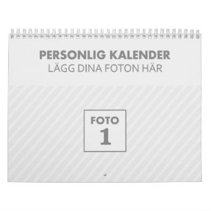 Calendrier Personlig 2024 familjekalender fotokalender årskal