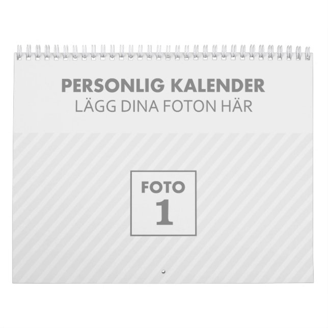 Calendrier Personlig 2024 familjekalender fotokalender årskal (Protection)