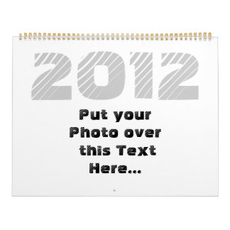 Calendrier personnalisable 2012