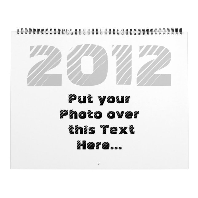 Calendrier personnalisable 2012 (Protection)
