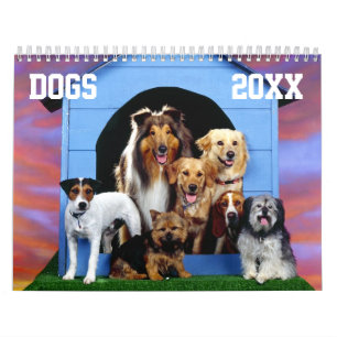 Calendrier personnalisable de chiens
