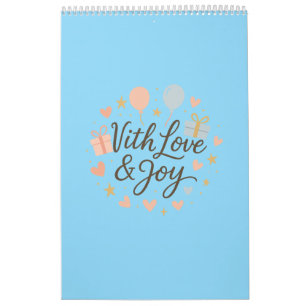 Calendrier personnalisé 2026 - Personnalisé, éléga