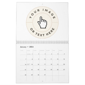 Calendrier - Personnalisé (ajouter image/texte)