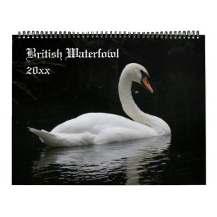Calendrier personnalisé de la sauvagine britanniqu