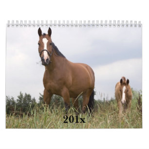 Calendrier personnalisé des chevaux
