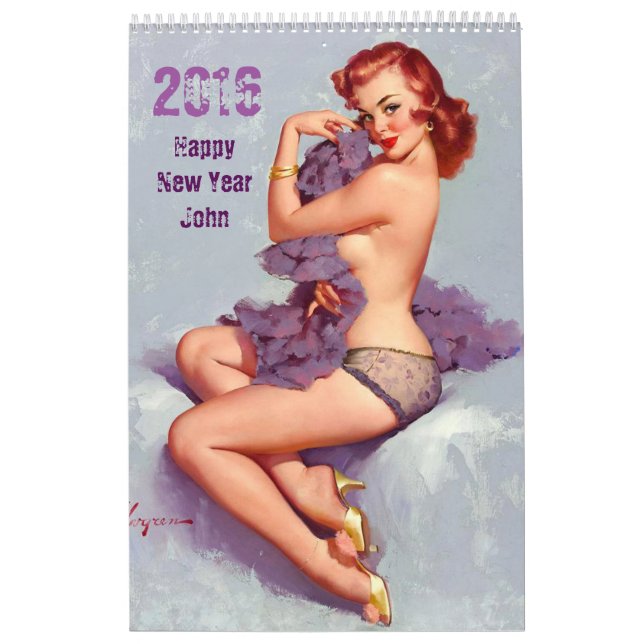 Calendrier personnalisé DRÔLE POUR LUI (Protection)