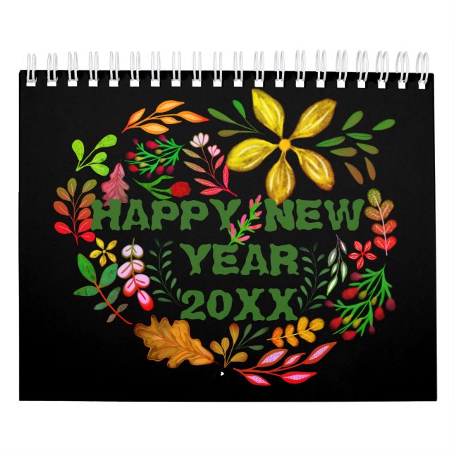 CALENDRIER PERSONNALISÉ HEUREUX NOUVEL AN 20XX (Protection)