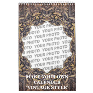 Calendrier personnalisé "STYLE VINTAGE" + vos phot