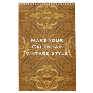 Calendrier personnalisé "STYLE VINTAGE" + vos phot