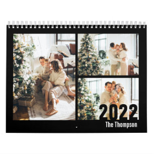 Calendrier Personnalité noire moderne Créez votre propre phot