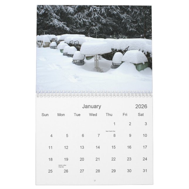 Calendrier petite taille Martha Lewis : Lieux Far & Near 2011 (Jan 2026)