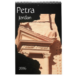 Calendrier PETRA Jordanie 2016