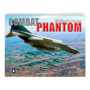 CALENDRIER PHANTOM DE COMBAT - F-4 PHANTOM MILITAIRE AMÉRICAI