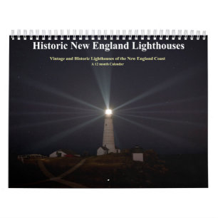 Calendrier Phare historique de la Nouvelle-Angleterre