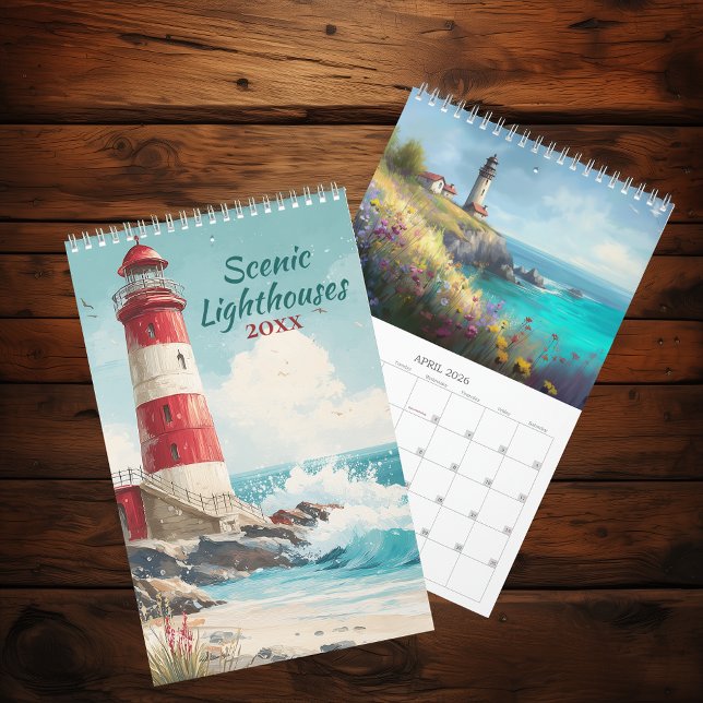 Calendrier Phare pittoresques (Créateur téléchargé)