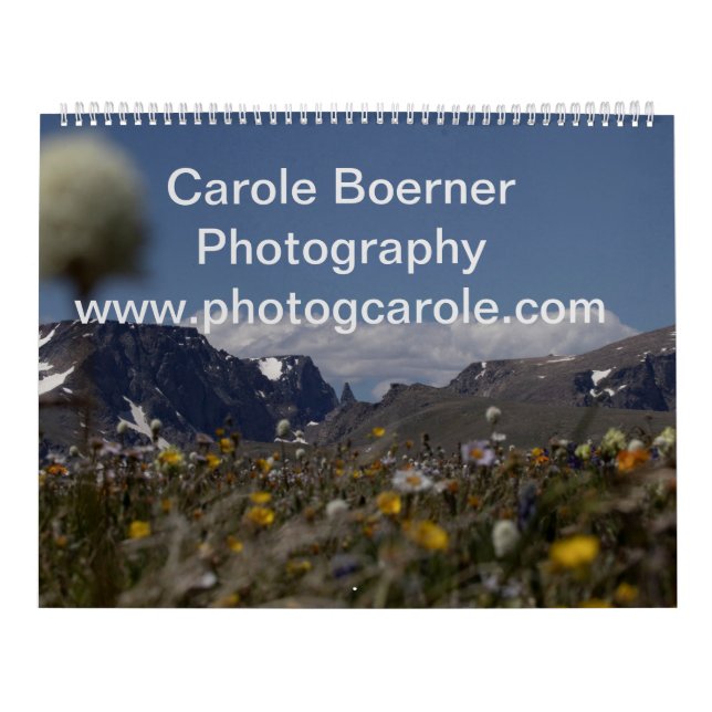 Calendrier photo 2021 du Montana et du parc nation (Protection)