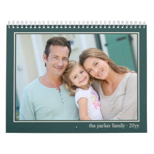 Calendrier photo 2024 Grosse image chaque mois Ver
