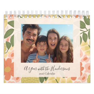 Calendrier photo de 12 mois – Cadeau de fête