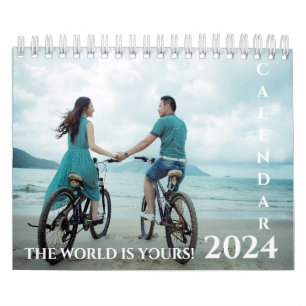 Calendrier Photo de collection familiale simple moderne 2024