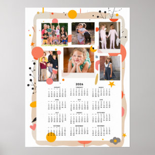 Calendrier Photo de Famille 2026 Affiche 45x60