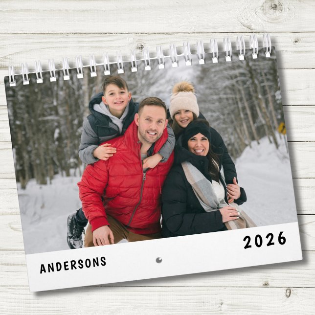Calendrier Photo de famille moderne (Créateur téléchargé)