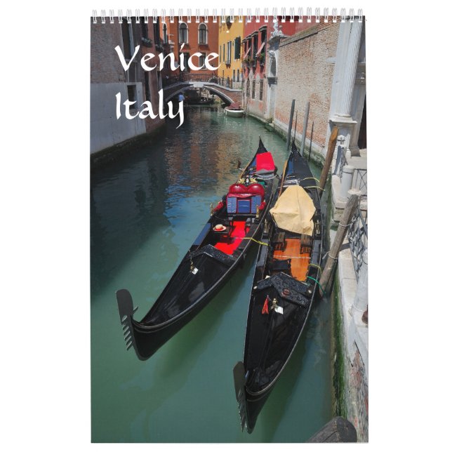Calendrier photo de Venise 12 mois (Protection)