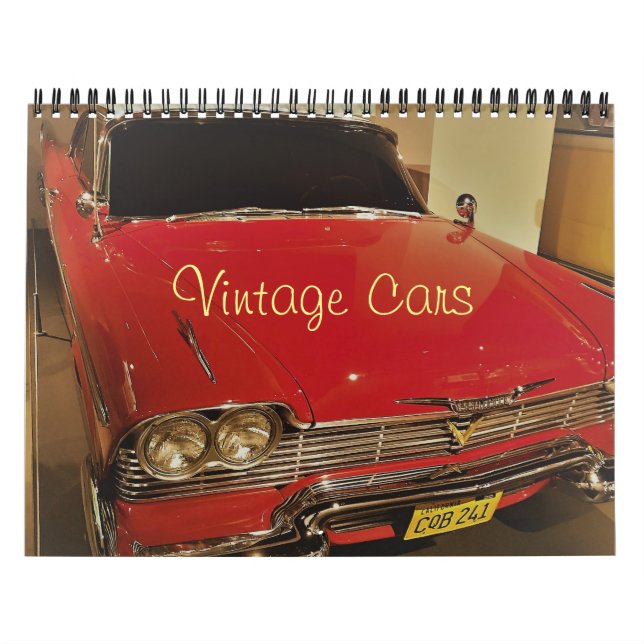 Calendrier photo des voitures Vintage (Protection)