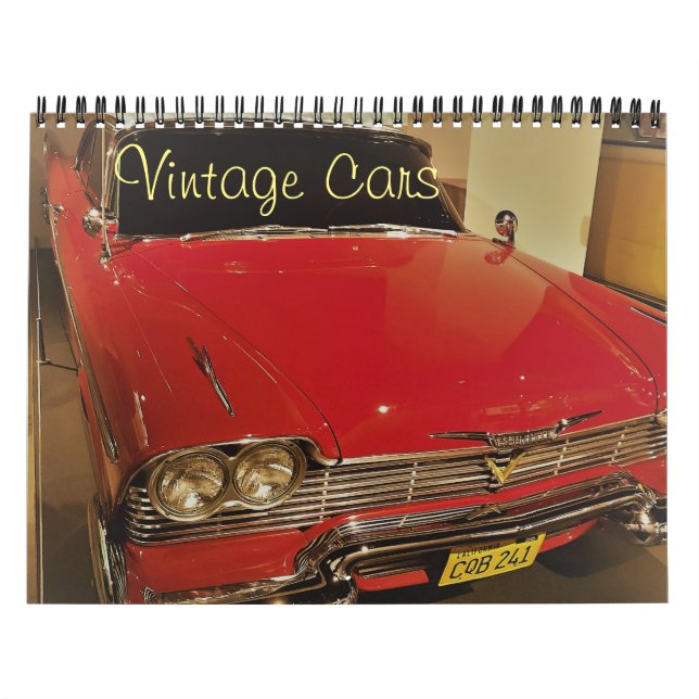 Calendrier photo des voitures Vintage (Protection)