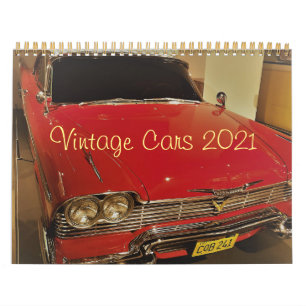 Calendrier photo des voitures Vintage 2021