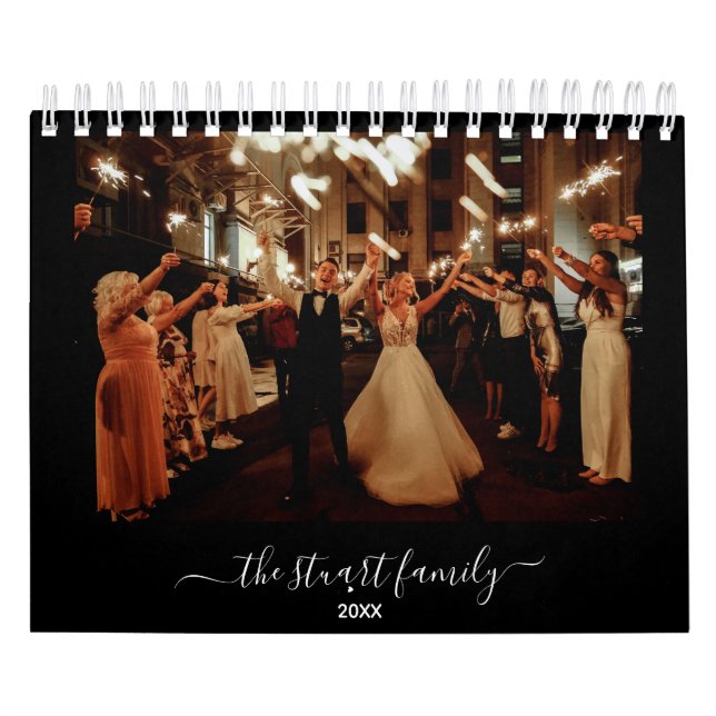 Calendrier photo du Mariage de famille (Protection)