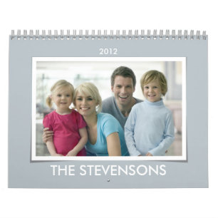 Calendrier photo du portefeuille moderne