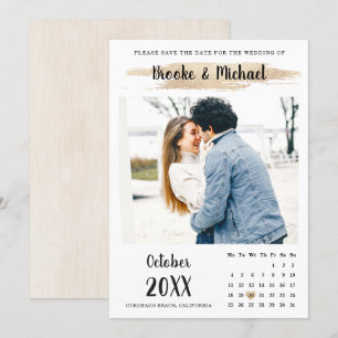 Calendrier photo Enregistrer la carte de date