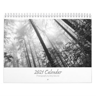 Calendrier photo monochrome 2021 d'Amy