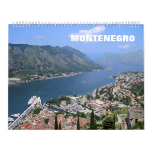 Calendrier photo Monténégro 12 mois
