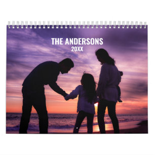 Calendrier photo personnalisé 2025   Texte personn
