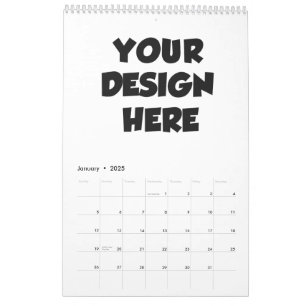 Calendrier photo personnalisé - Cadeau familial pe