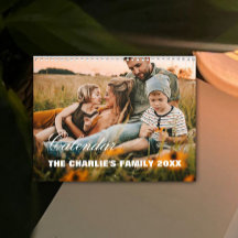 Calendrier photo personnalisé moderne 2025 - Créer