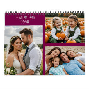 Calendrier Photo Personnalisé – Photos Mensuelles 
